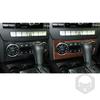 Brown Wood Grain Console AC Switch Control For Benz C-Class Cover Trim 2007-10