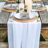 72cm X 305cm Chiffon Table Runner Easter Spring Boho Rustic Wedding Runner Sheer Bridal Shower Decorations