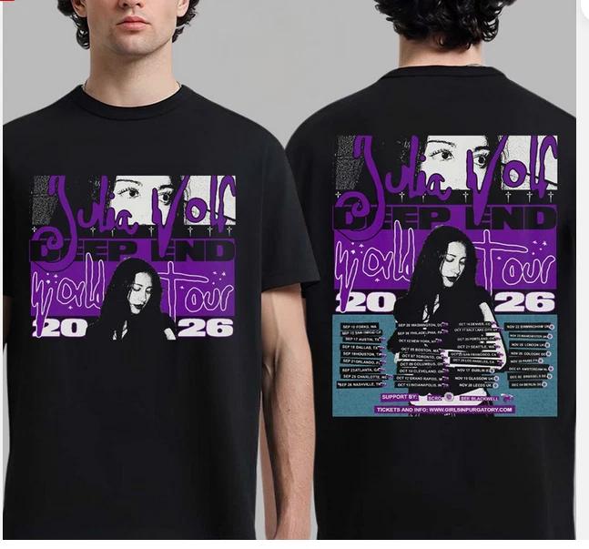 Julia Wolf Deep End World Tour 2026 Schedule Dates Double Sided TShirt S