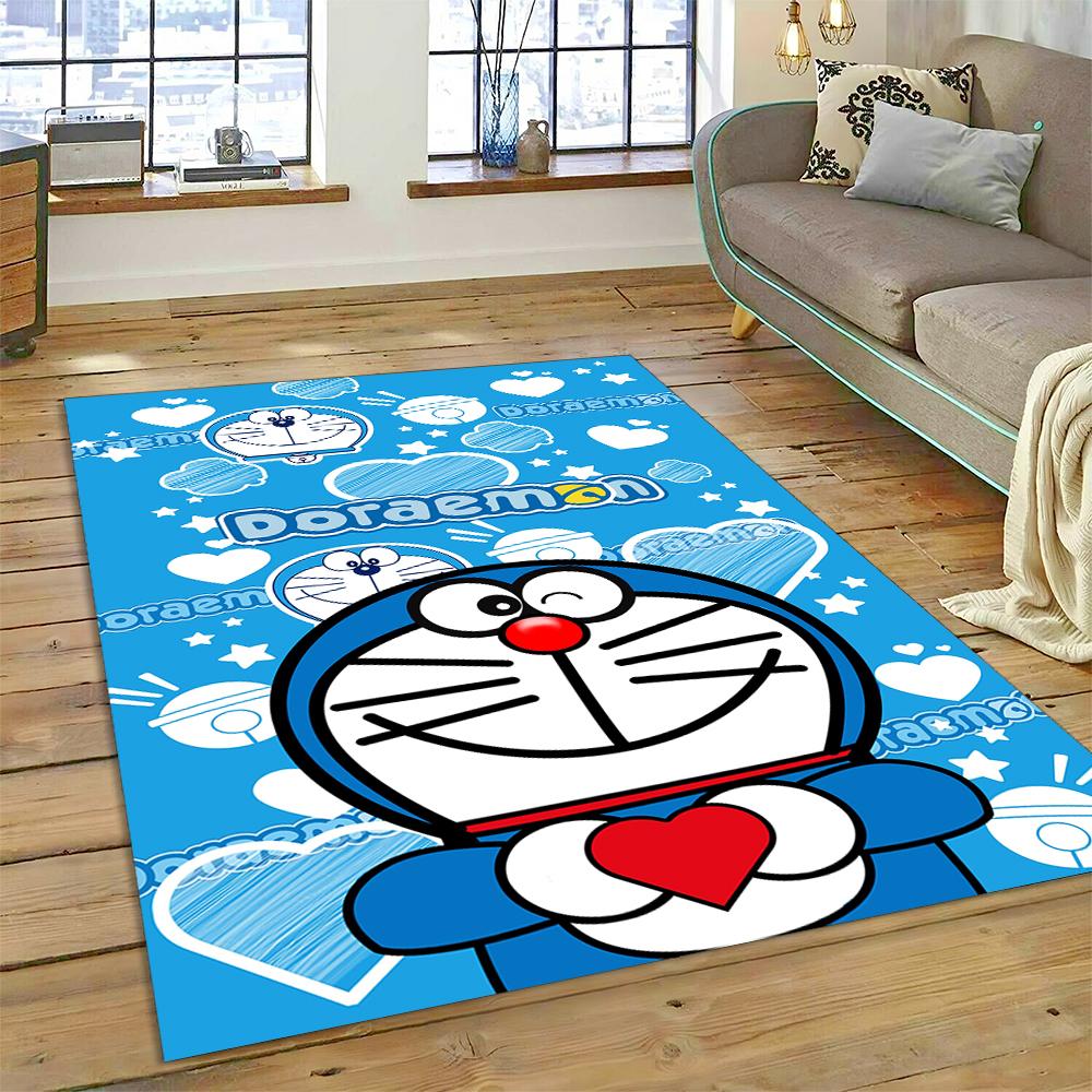 3D D-Doraemon Cartoon Dream Carpet Rug for Living Room Bedroom Home Sofa Decoration,Kids Play Non-slip Floor Mat