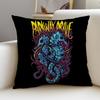 Metal PParkway DriveS Cushion Cover Breathable and skinfriendly linen pillowcase square removable and washable cushion