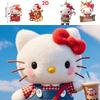 Hello Kitty Christmas Hanging Pendants 2D Sanrio Keychain for Backpack Party Supplies Charms Pendants Christmas Tree Ornament
