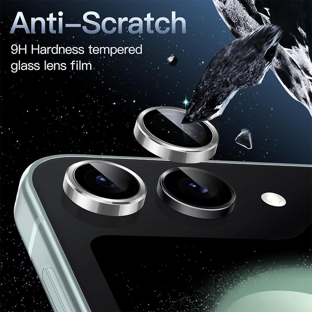 For Samsung Galaxy Z Flip7 5G Camera Lens Protector ENKAY Hat-Prince Metal Ring Lens Film