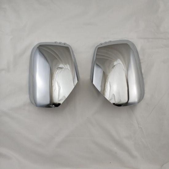 Chrome Rearview Mirror Side Lid Cover Trim For 2005-2014 Mitsubishi Triton L200