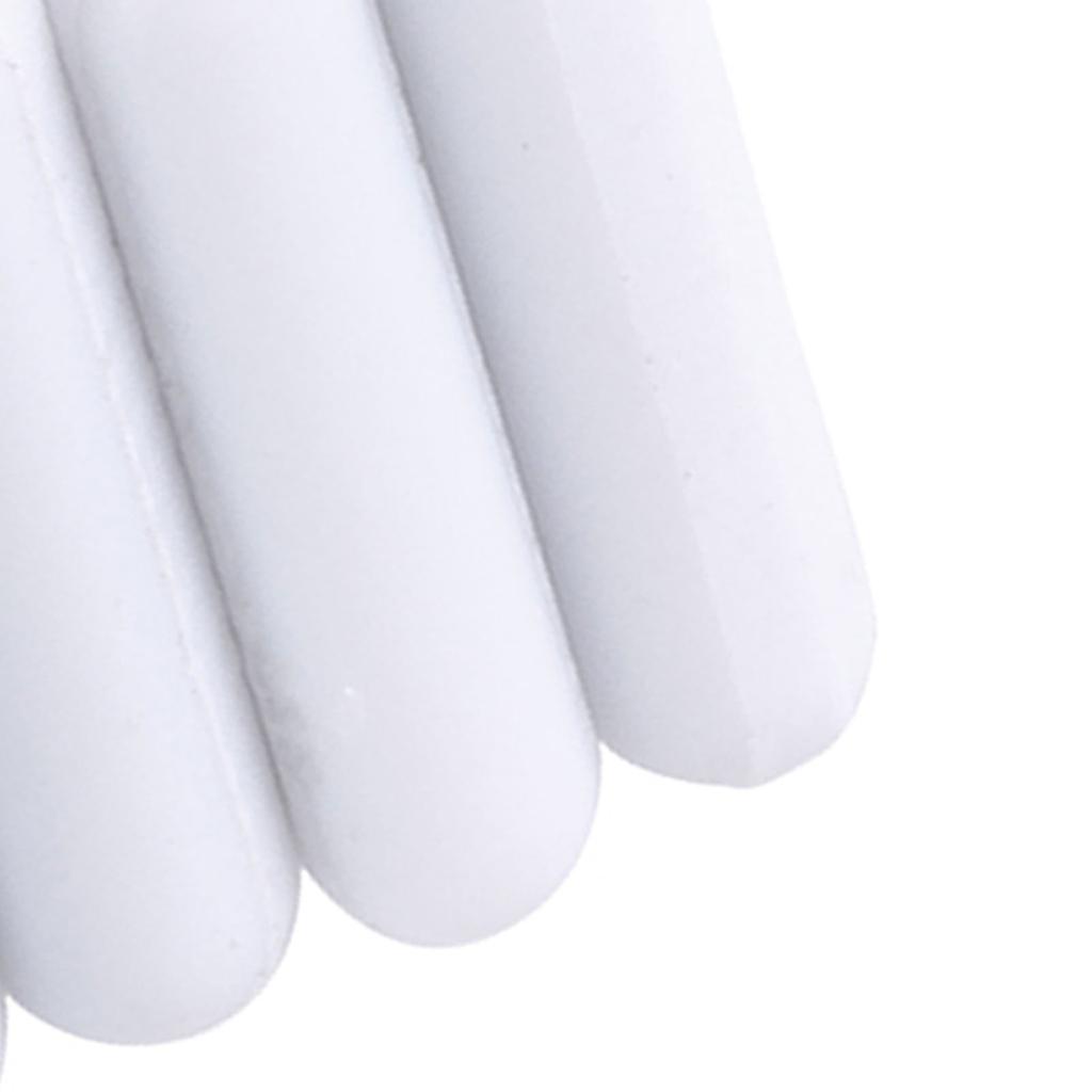 5pcs Type C White Color PTFE Stir Bar Laboratory Stirrer Flea Lab Spinner for Magnetic Mixer