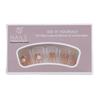 French High-End Handmade Wearable Nail Tips - Sweet Floral Style by Xiaohongshu