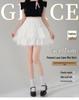 New Petite French Ballet A-line Fluffy Lace Pleated Skirt