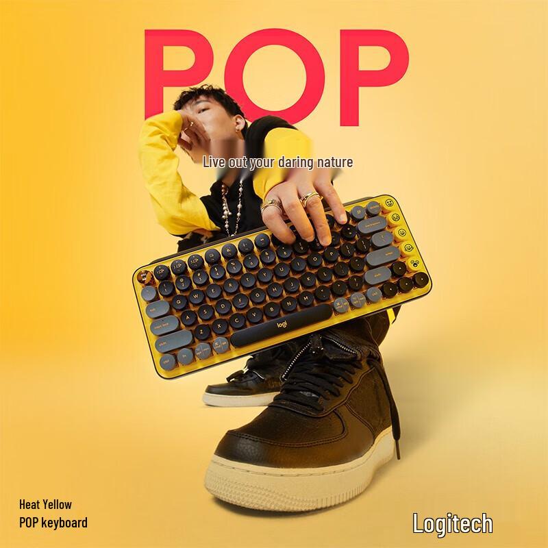 Logitech POP KEYS Wireless Mechanical Keyboard