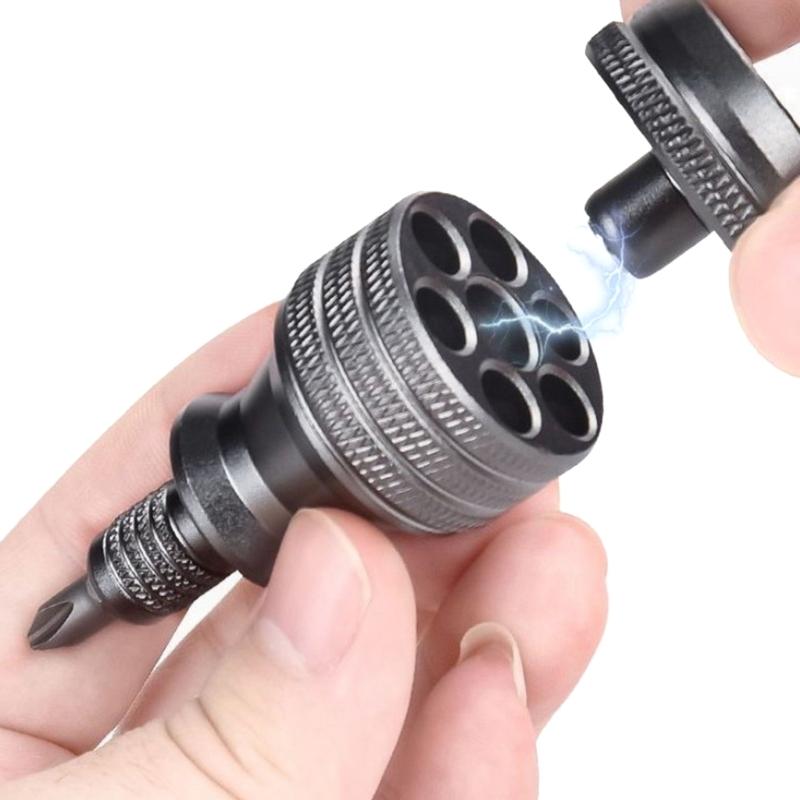 Efficient & Reliable Screwdriver Set Convenient Magnetic Bit Holder Tool Hand Screwdriver set Removal for Simple Use