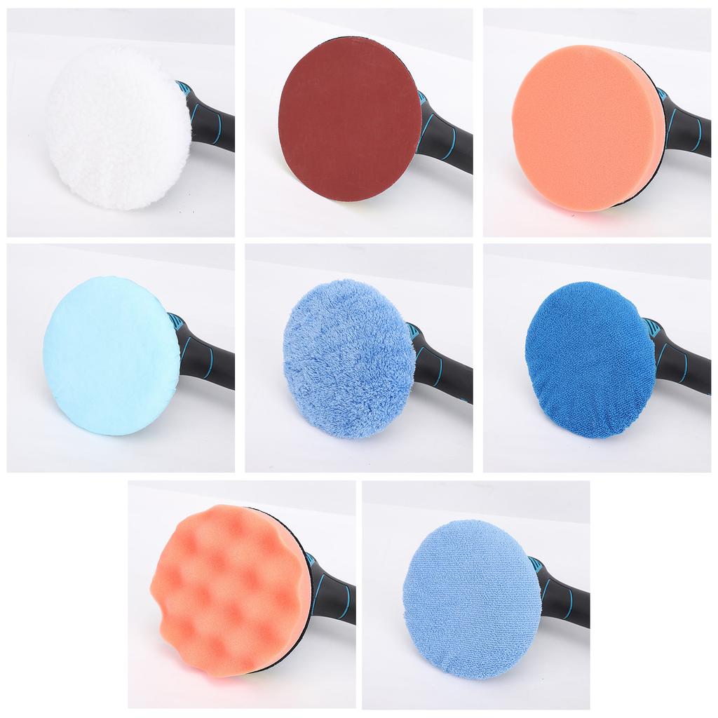 Cordless Car Polisher 21V Electric Auto Polishing Machine Multifunctional Home Cleaning Waxing Wood Sanding Rust