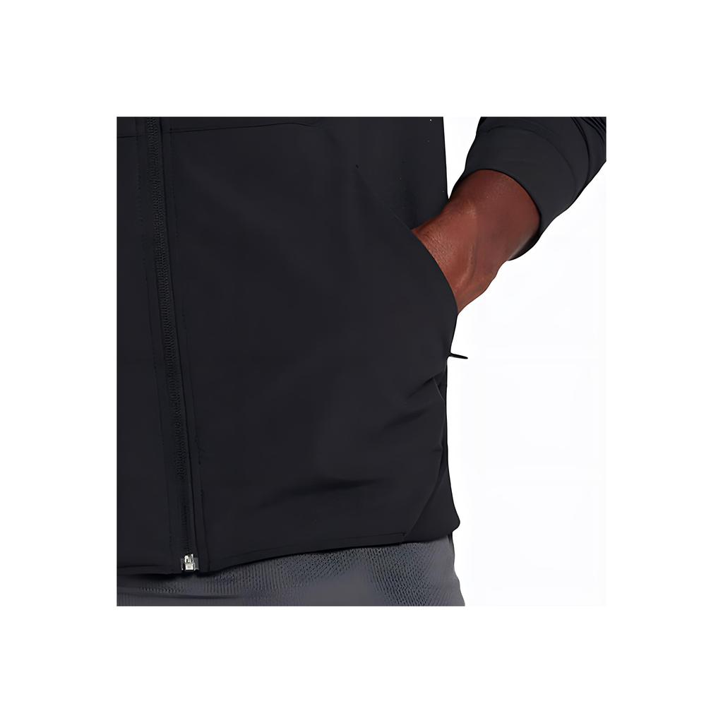 Jordan Solid Mesh Sport Knit Jacket Long Sleeve Men Outerwear Black 861501-010