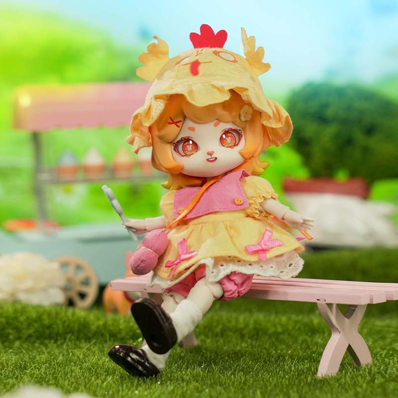 Come4free Half Seen Spring Preface Valentine's Day Baby Clothes Ob11 Doll 1/12 Bjd Bonnie Skirt Clothes (only Clothes)