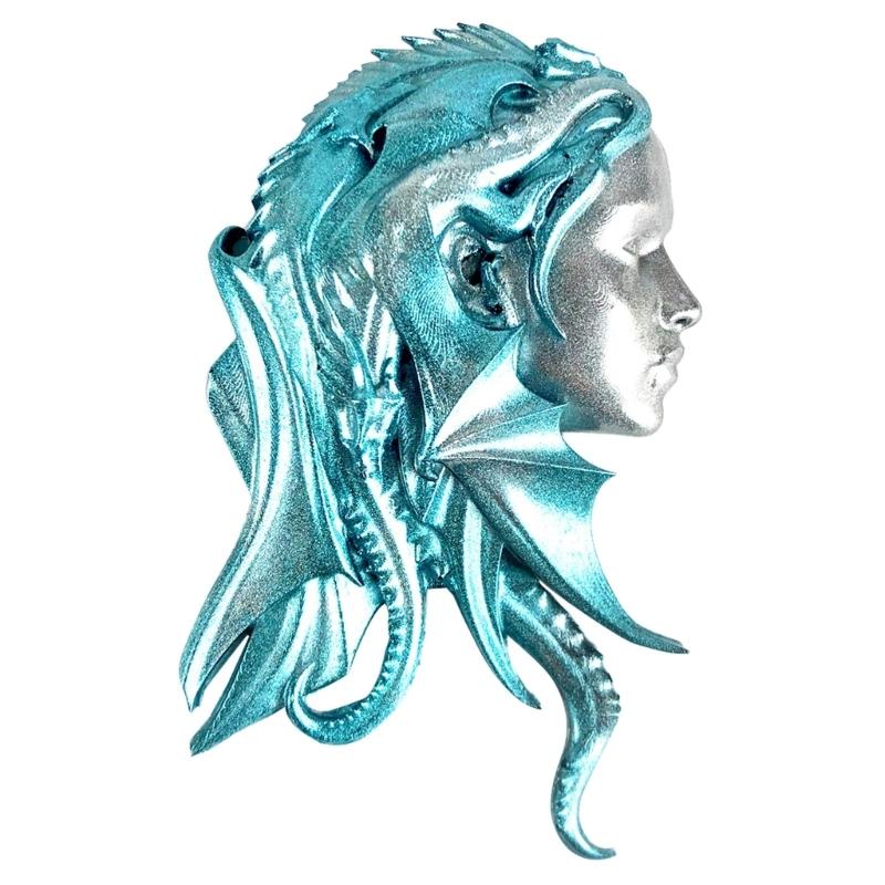 Multipurpose Flexible Silicone Mould for Dragon Girl Candle Holder Portable for Craft Supplies and Festive Decorations