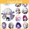 Show Off Your Love For Honkai Star Rail With These Colorful Metal Badges