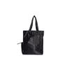 adidas Originals Three Stripes Glossy Large Capacity Nylon Tote Bag Unisex Tote Bags Black HD7047