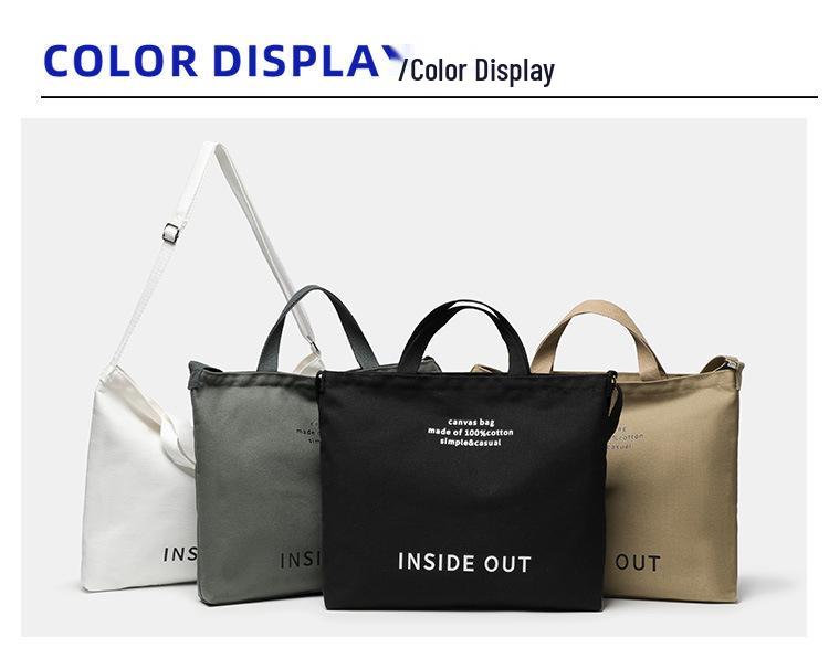 Retro Women's Canvas Tote: Large-Capacity Crossbody, Shoulder & Handbag for Students & Commuters