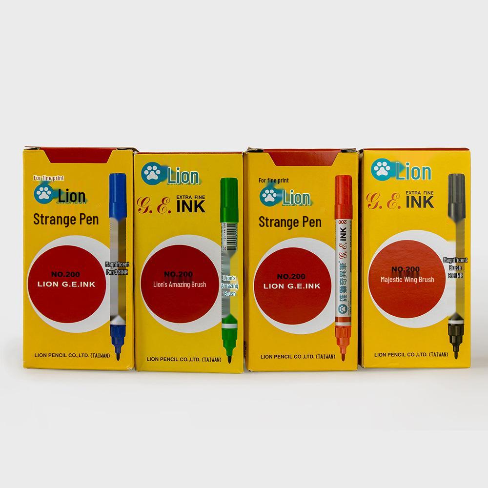 Xiongshi Fine Liner Marker Pens - 200 Pack, 1.3mm Tip for Writing & Marking