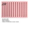 Baking Essentials for Home Silicone Chocolate Rod Mold, 12 Cavity Non-stick Tray, Heat Resistant Refrigerator Safe Ice Cube Mold Flexible Strip