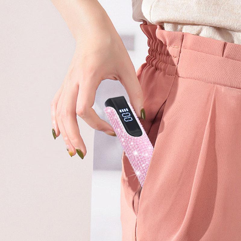 

Рожевий ручний УФ-світло міні-лампа для нігтів для гель-лаку портативний світлодіодний лампа для нігтів 3W перезаряджається USB швидкого затвердіння сушарка для нігтів onesize