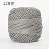 50g/ Roll Pure Cotton Lace Thread DIY Hand-knitted Bag Summer Hat Crochet Flowers Cotton Thread 50 Colors