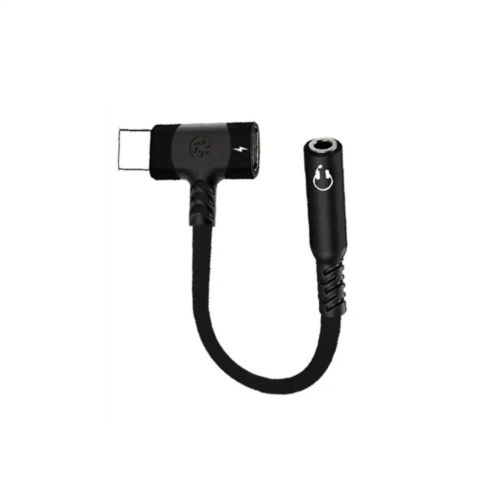Type C To 3.5MM Jack 2 In 1 USB C Splitter High-Speed Audio Adapter Dual Port Cable  Universal