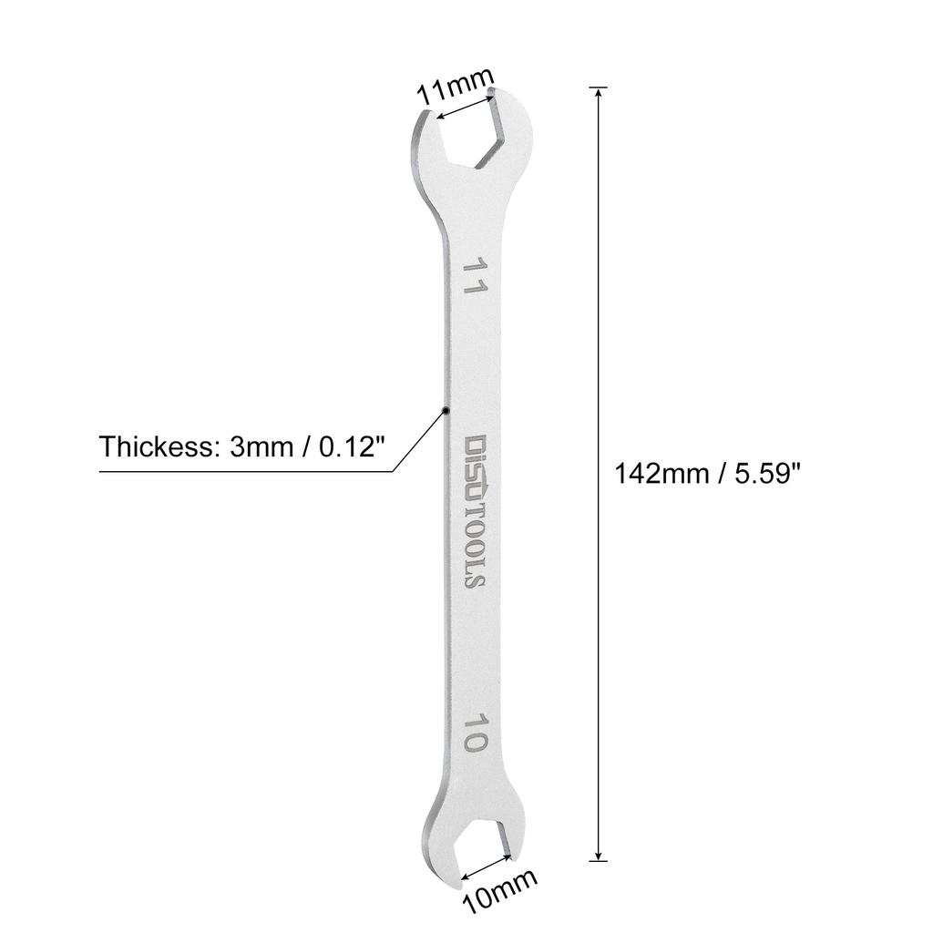 1/2pcs Thin Open End Wrench 5.5-32mm Metric Sandblasting Plated Stainless Steel Double Ended Slim Spanner for General Repairs