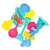 Beach Toy Digging Sand Set Sand Plaything Kids Educational Supplies Bright Color Exquisite Smooth Surface No Burrs Summer