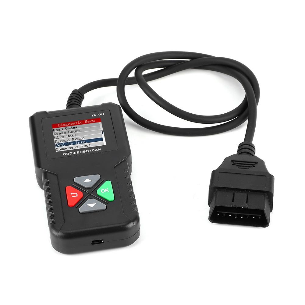 OBDII EOBD Scanner Fault Code Reader Automotive Diagnostic Detector Scan Tool YA101