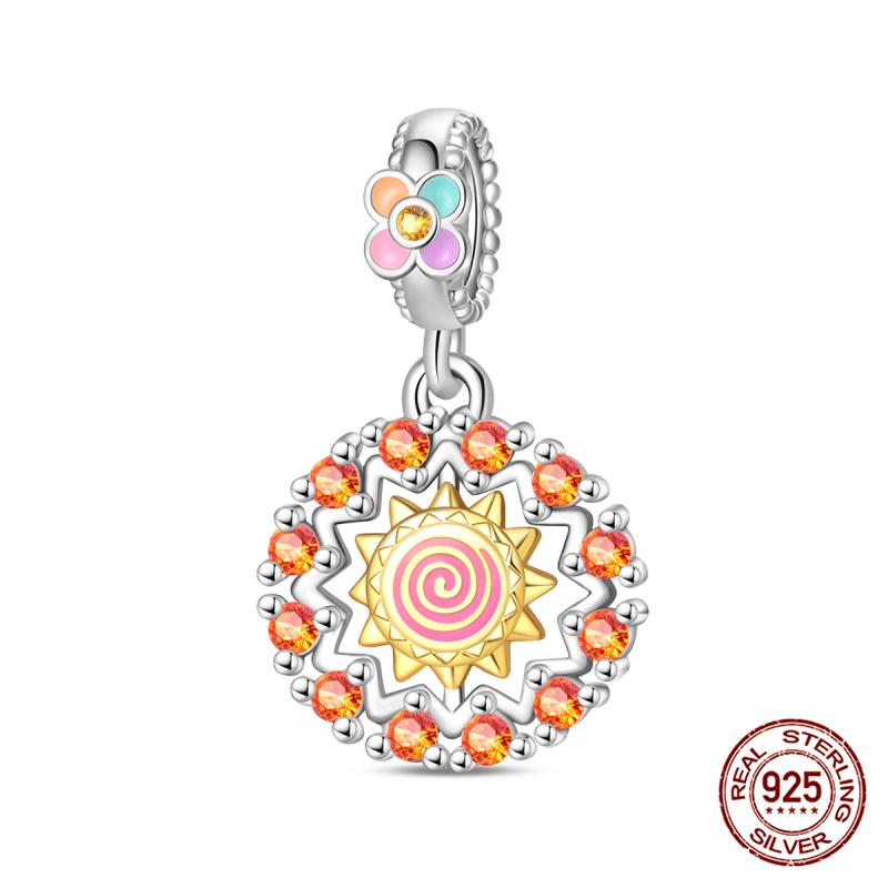 New 100% Copper One-Eyed Monster Puppy Charms Beads Fit Pandora Style Bracelet Diy Jewelry Making Women Gift