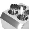 GuRou Stainless Steel 4-Compartment Cutlery Organizer