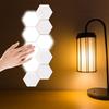 Innovative Hexagonal Shape DIY Wall Decorative Lamp Home Light for Bedroom Living Room Decoration