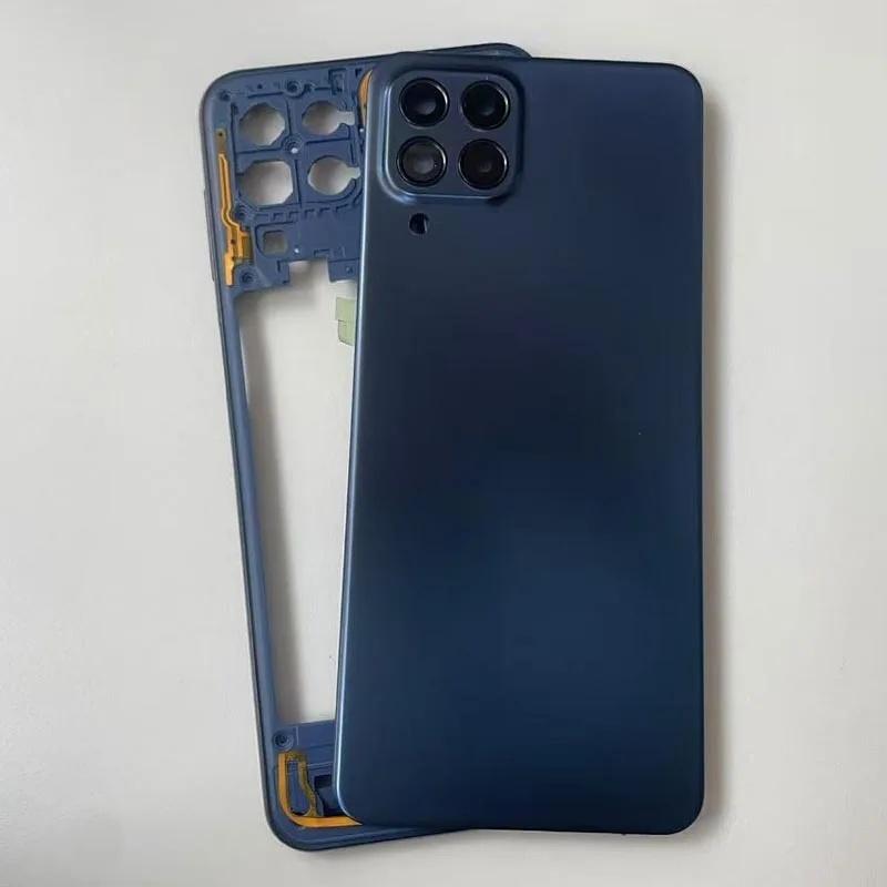 Replace Parts For Samsung Galaxy M33 5G m336b/M53 full housing middle frame battery back cover rear with camera lens