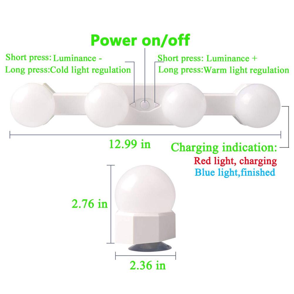 Portable Makeup Lights Cordless Super Bright With 4 Led Bulbs Vanity Mirror Light At A Low S On Joom E Commerce Platform Portable Makeup Lights Cordless Super, Portable Light Bulbs Vanity Mirror