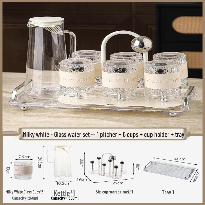 QW Elegant Heat-Resistant Glass Drinkware Set