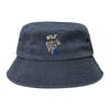 Washed Denim Bucket Hats Bad Bunny Malo Portrait Travel Headwear Packable Outdoor Fishing Fisherman Caps  Panama Hat Birthday