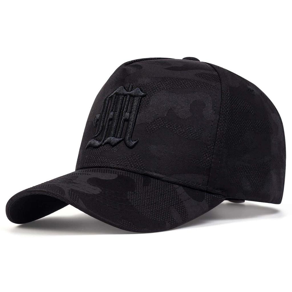 Unisex Gothic Letter M Embroidery Baseball Caps Spring Autumn Outdoor Adjustable Casual Hats Sunscreen Hat Sports Cap