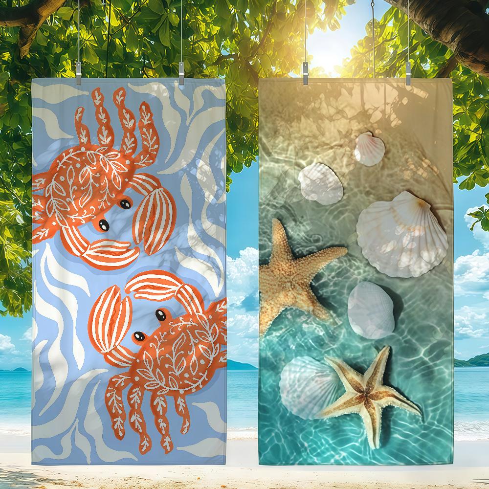 Personalized Towel Beach Towel Travel Lightweight Skin Friendly for Pool Beach Camping Cruise Summer