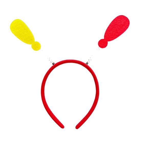 

Kids Headband Non-Slip Base Stable Fit Spring Design Mark Flower Hand Decor Hair Hoop Children Day Performance Hair Accessory G