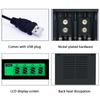 Portable USB Battery Charger Independent Charging Slots for 2A/3A  9V Equipped with LCD Display and Safety Features