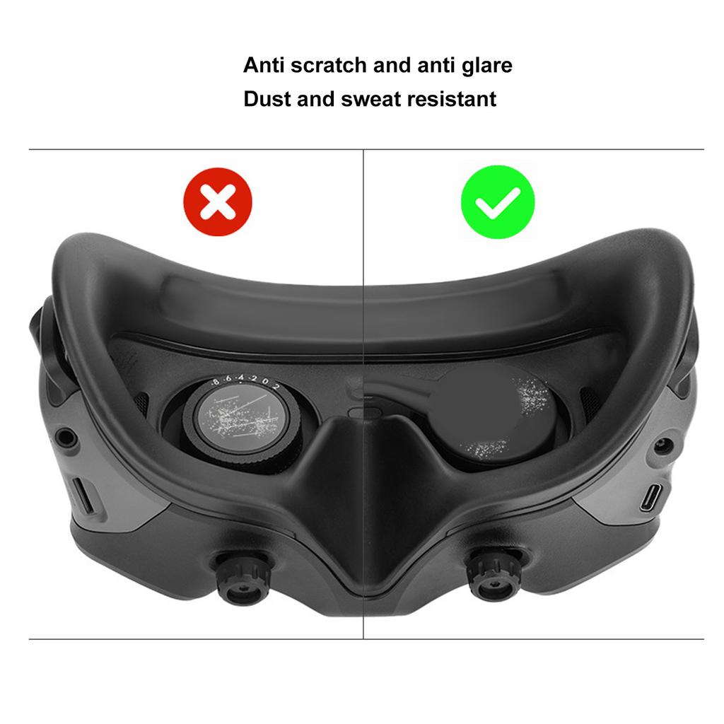 VR Lens Silicone Protector Dustproof Anti Scratch Eyepiece Protective Cover Lens Protection Cover for AVATA for Goggles 2/3