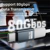 240W Type-C Converter 80Gbps 8K 60HZ USB4 Adapter Data Transmission Male To Female USB-C Extension Connector Mobile Phone