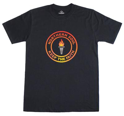 Northern Soul Retro Keep The Faith Logo Top Unisex T-shirt