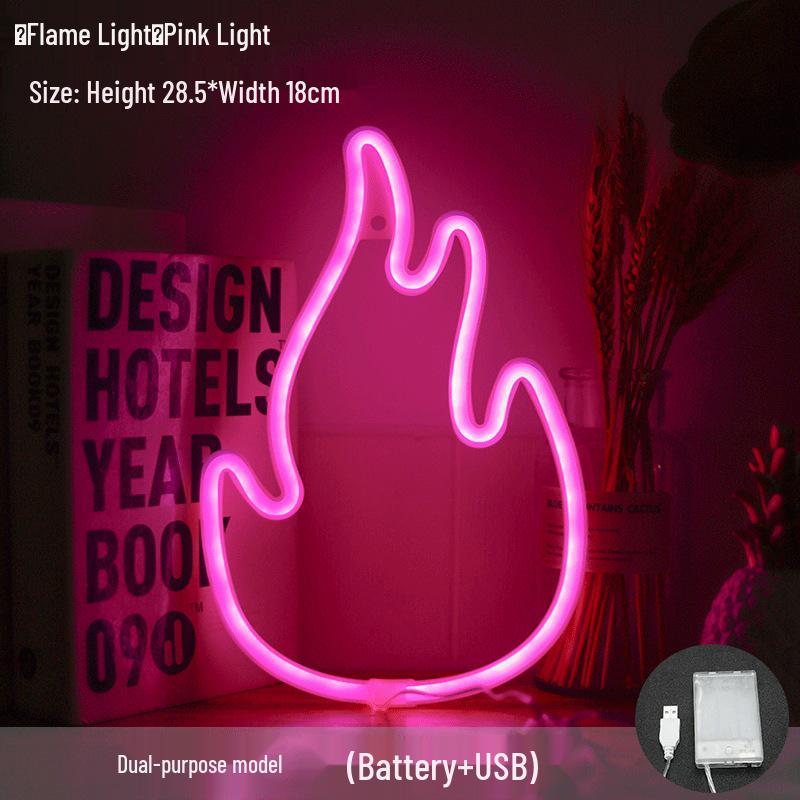 Christmas Neon LED Night Light - Influencer-Inspired Holiday Bedroom Decoration