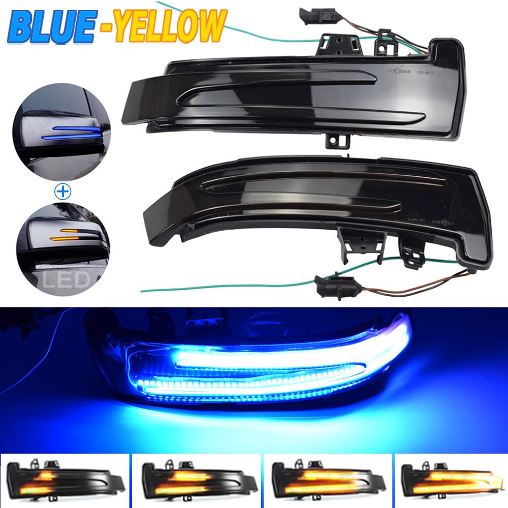 Car Dynamic Led Turn Signal Rearview Mirror Indicator Blinker Light For Mercedes Benz W204 W176 W212 CLA C E S GLA GLK CLS Class
