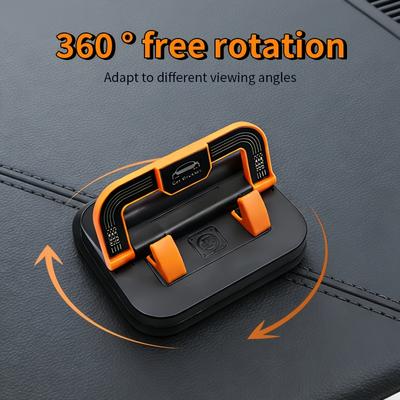 Non Magnetic Dashboard Phone Holder with Silicone Pads, Stable Car Phone Stand