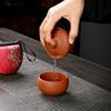 Miniaturní kempingová čajová sada - Nerozbitný keramický sólo hrnek s cestovním pouzdrem Ultralehká přenosná sada na vaření
