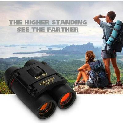 1000m 30x60 Children's Telescope Compact Zoom Binocular Telescope Remote Folding Mini Telescope Camping Outdoor