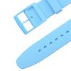 Bracelet de Montre 20mm Résistant à la Sueur Respirant Silicone Souple Bracelet de Montre Connectée de Rechange pour Swatch