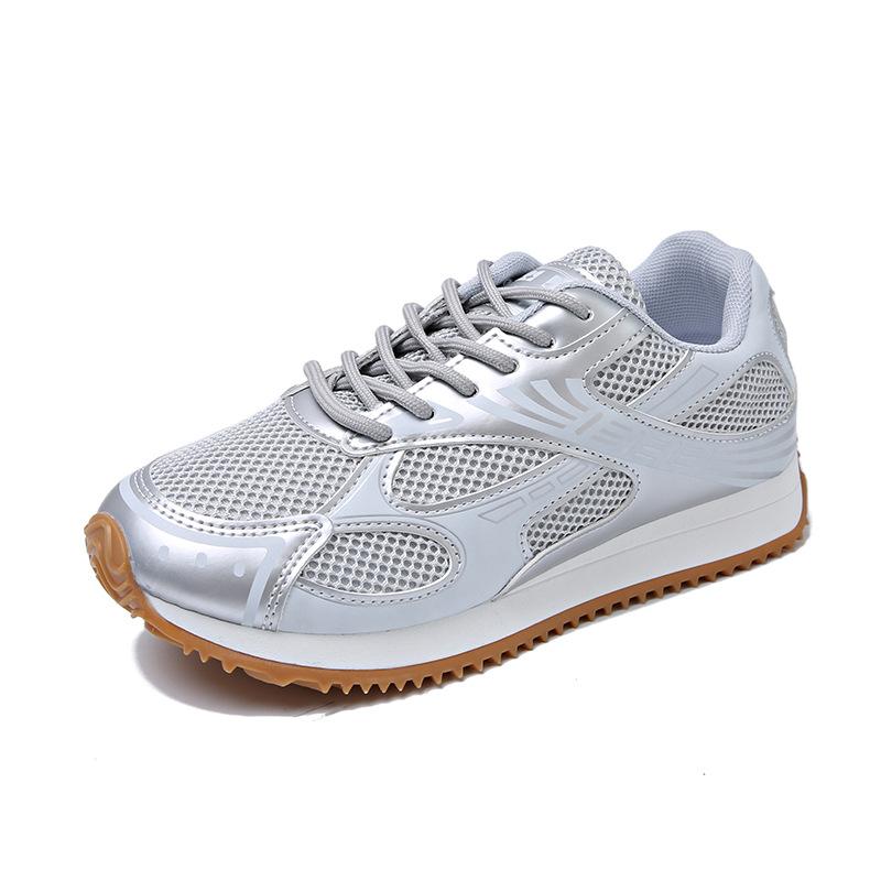 Inner height increase German training shoes women's Forrest Gump shoes 2025 new summer breathable mesh shoes soft sole lightweight running sports shoe