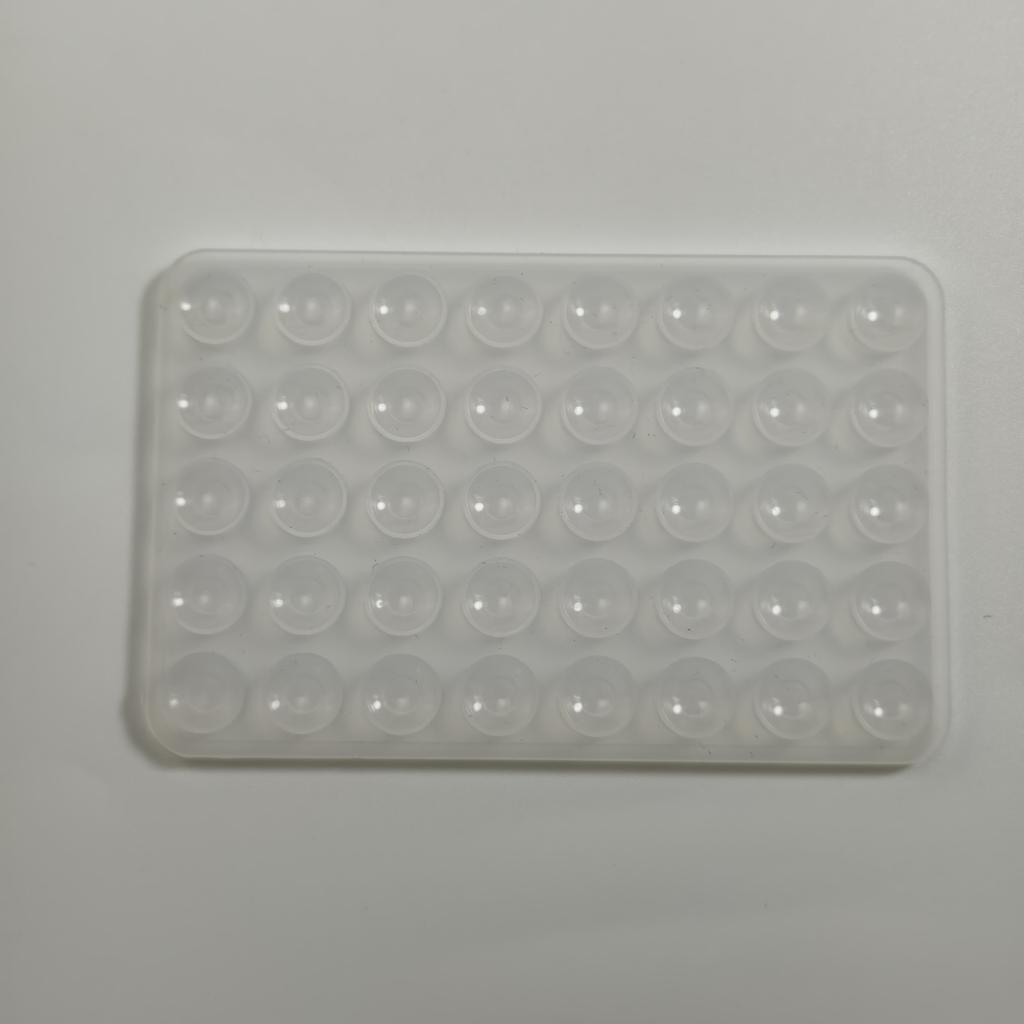 Silicone Suction Phone Mount, Non-Slip Adhesive Stand for Selfies & Videos, Sticky Phone Holder for Cell Phones — Light Pink